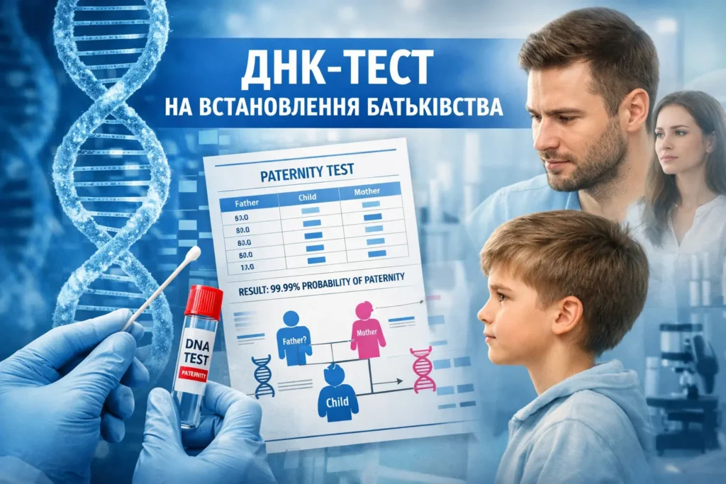 ДНК тест батьківство Чернівці